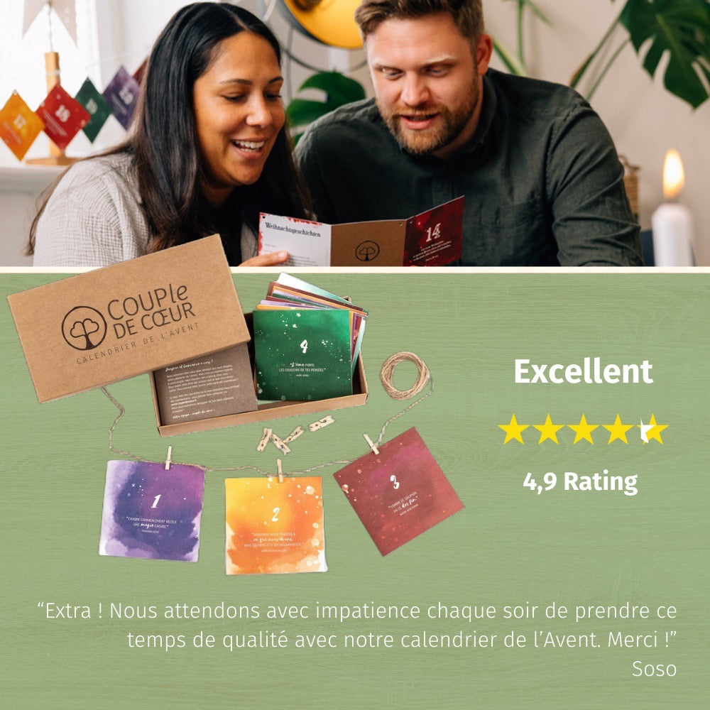 Calendrier de l’Avent pour couple – Edition 1