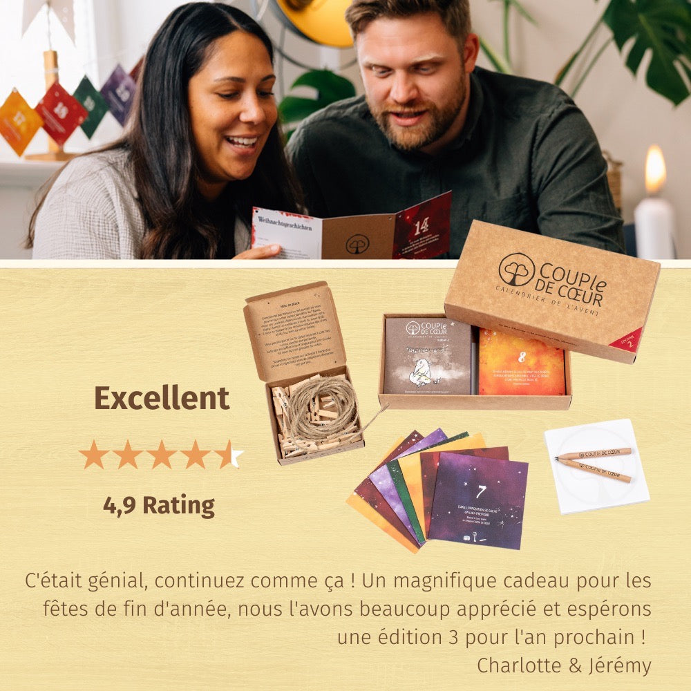 Calendrier de l'Avent pour couple - Edition 2