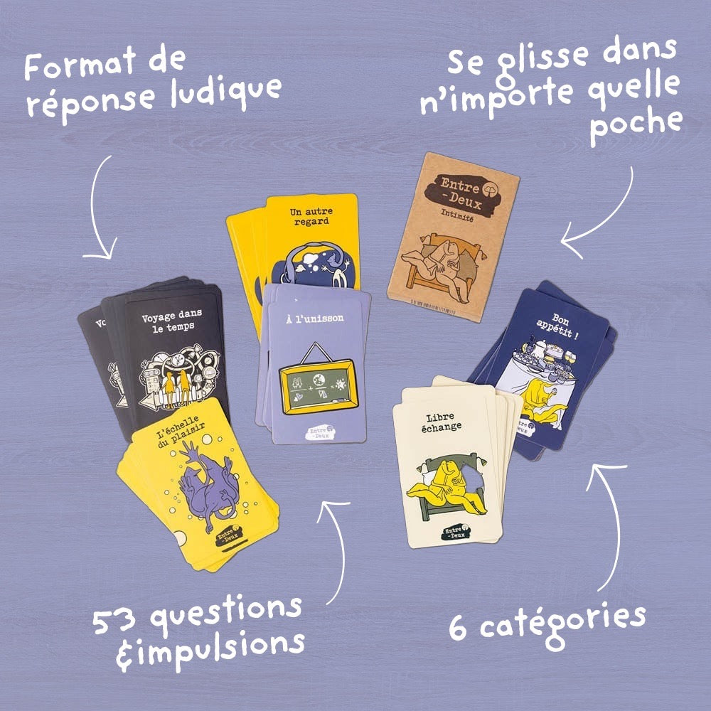 Jeu de questions pour couple : Entre-Deux Intimité