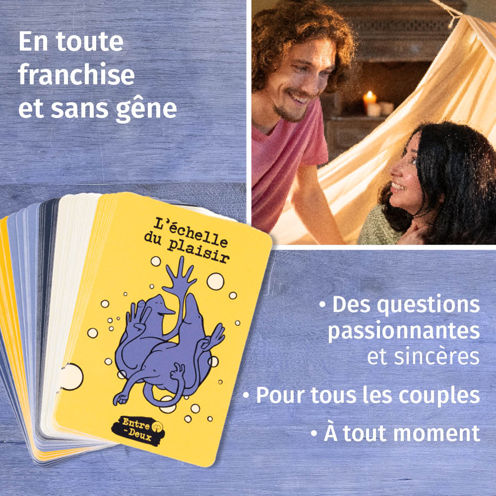 Jeu de questions pour couple : Entre-Deux Intimité