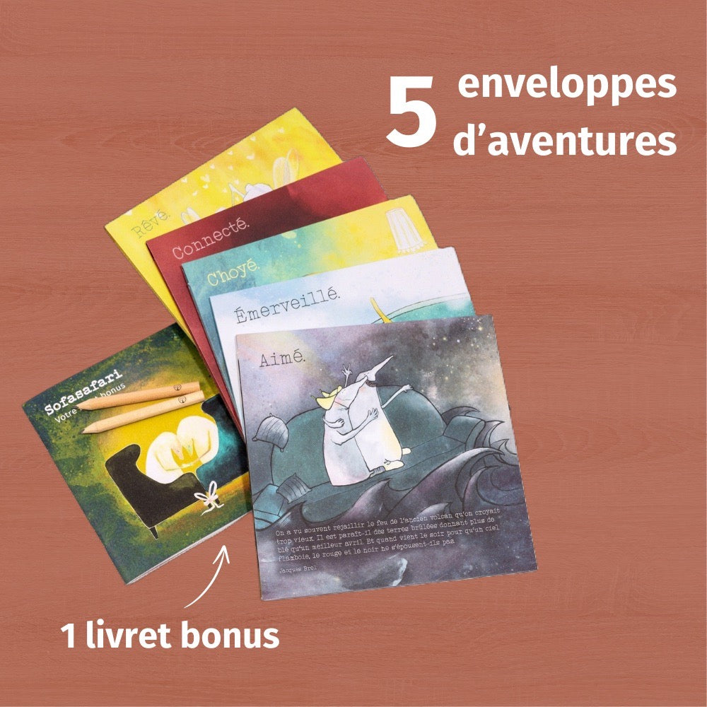 Coffret d’aventures : Sofasafari