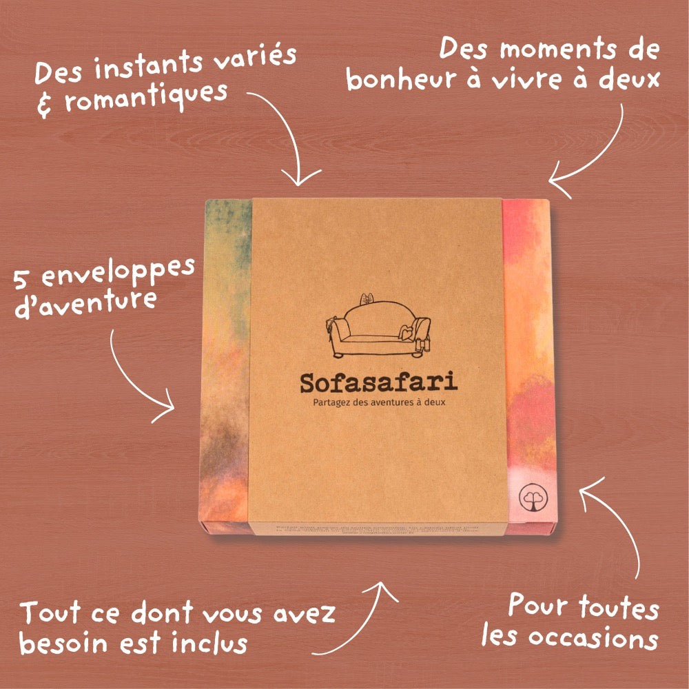 Coffret d’aventures : Sofasafari