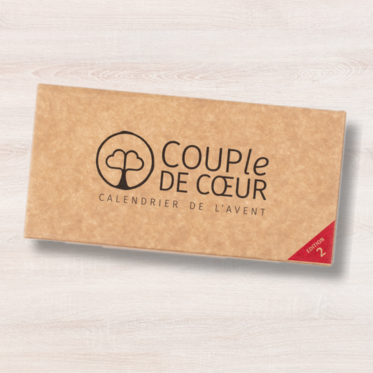 Calendrier de l'Avent pour couple COUPle DE CŒUR, Edition 2