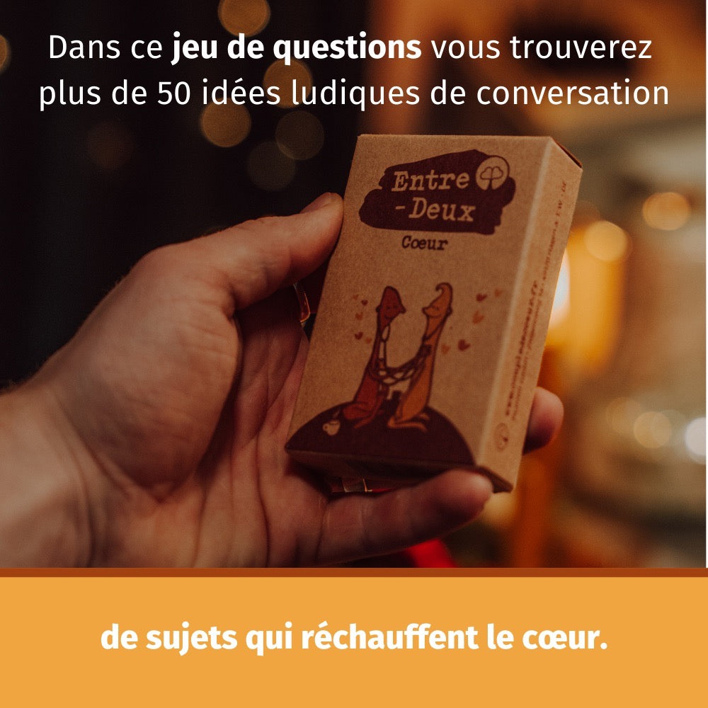 Jeu de questions pour couple : Entre-Deux Cœur