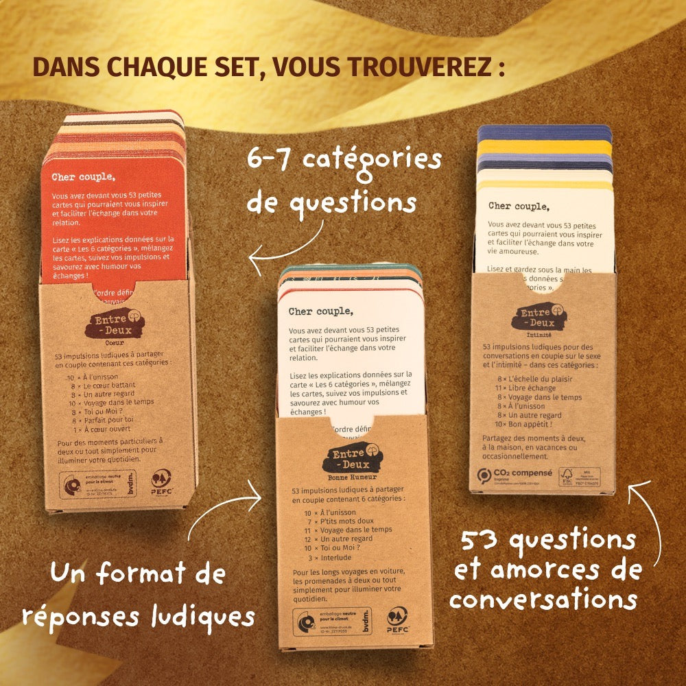 Jeux de questions : Entre-Deux trio