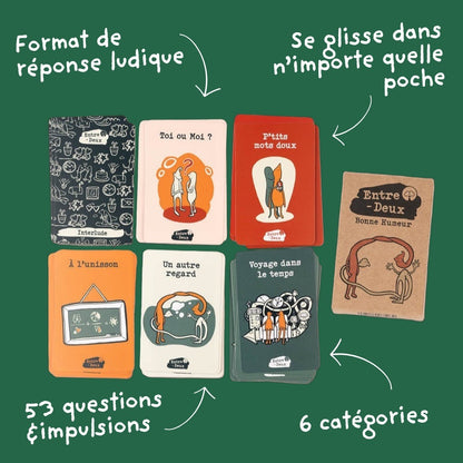 Jeu de questions pour couple : Entre-Deux Bonne Humeur