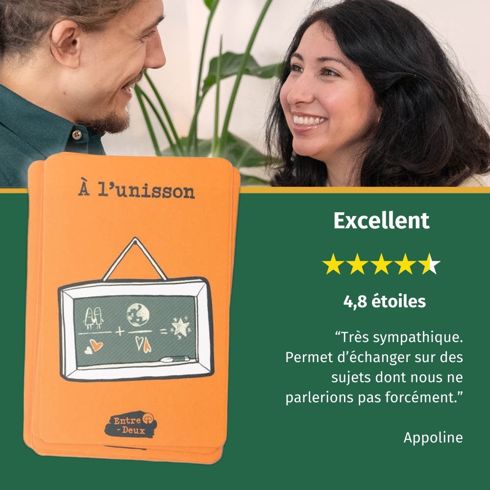Jeu de questions pour couple : Entre-Deux Bonne Humeur
