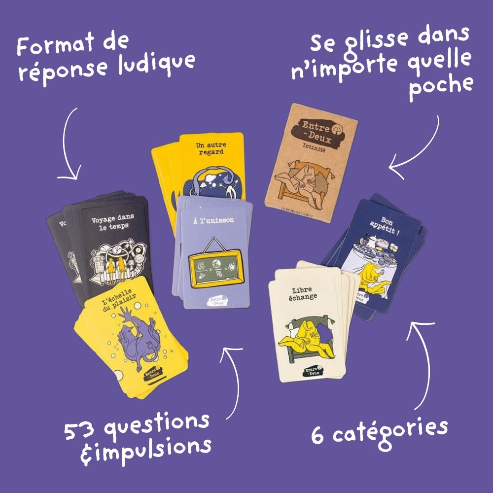 Jeu de questions pour couple : Entre-Deux Intimité