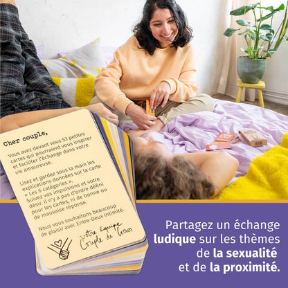Jeu de questions pour couple : Entre-Deux Intimité