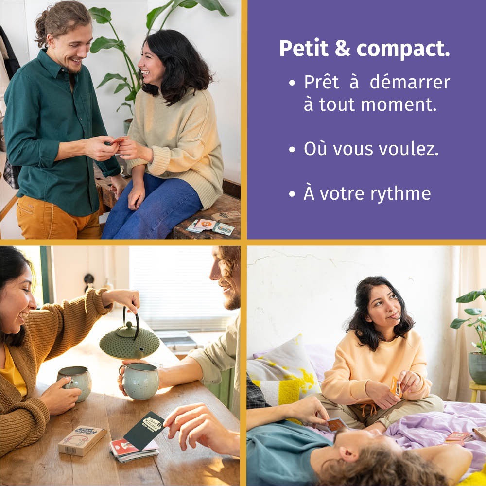Jeu de questions pour couple : Entre-Deux Intimité