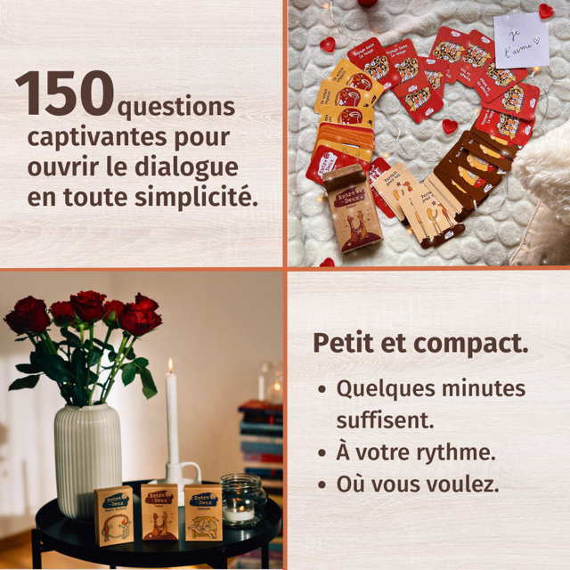 Pack Saint Valentin : pour des courts et longs moments