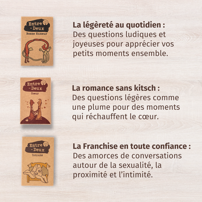 Pack Saint Valentin : pour des courts et longs moments