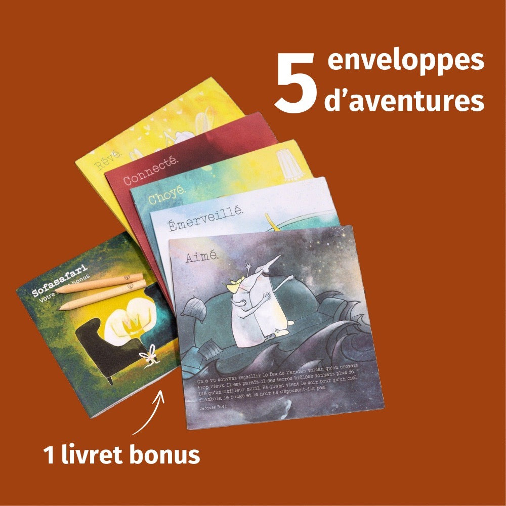 Coffret d’aventures : Sofasafari