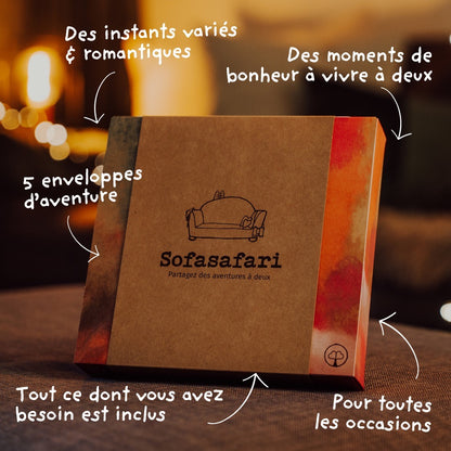 Coffret d’aventures : Sofasafari