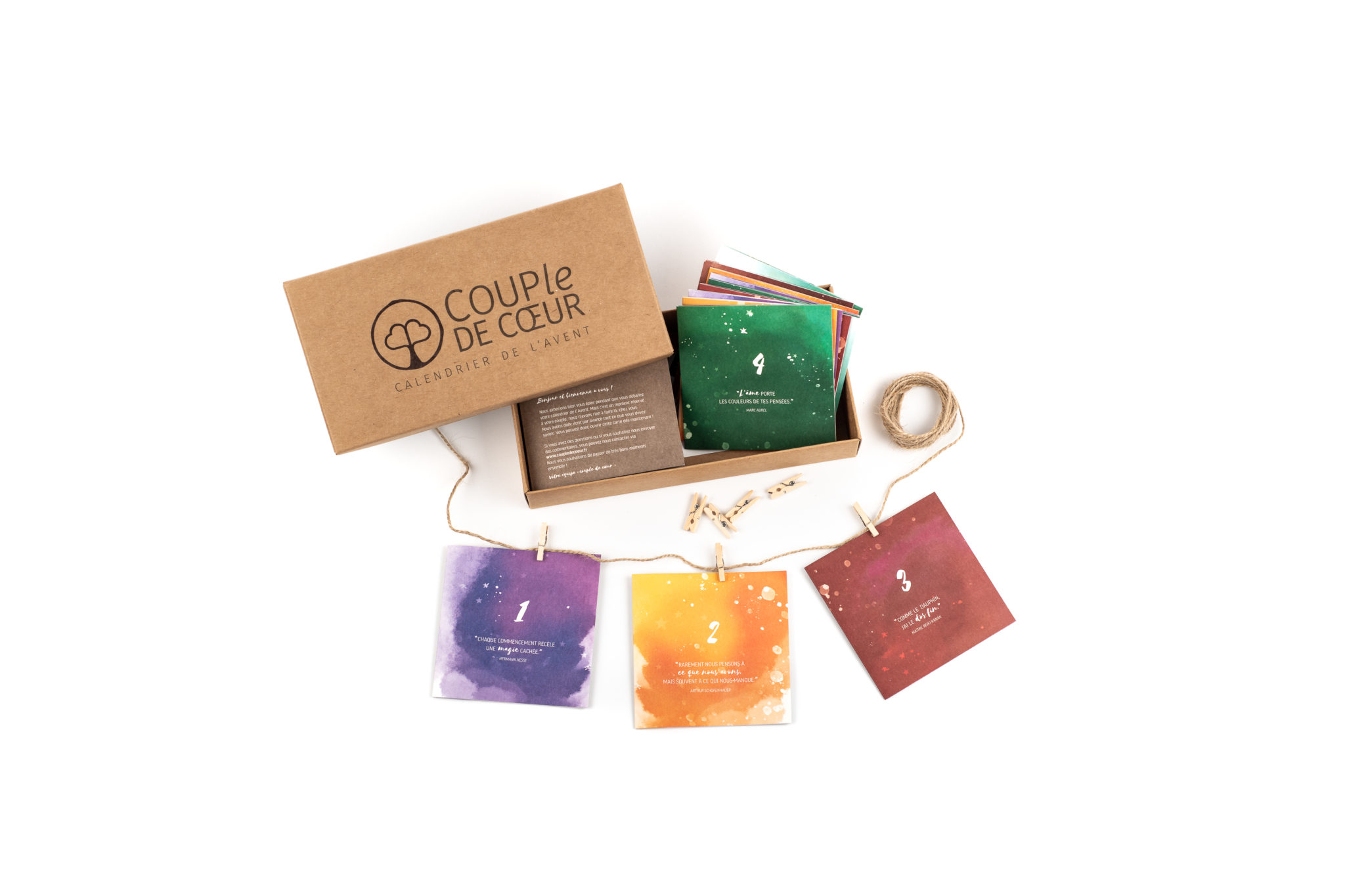 Calendrier de l'Avent pour le couple : l'original | COUPle DE COEUR
