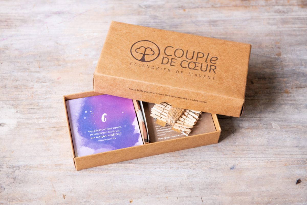 Calendrier de l'Avent COUPle DE COEUR